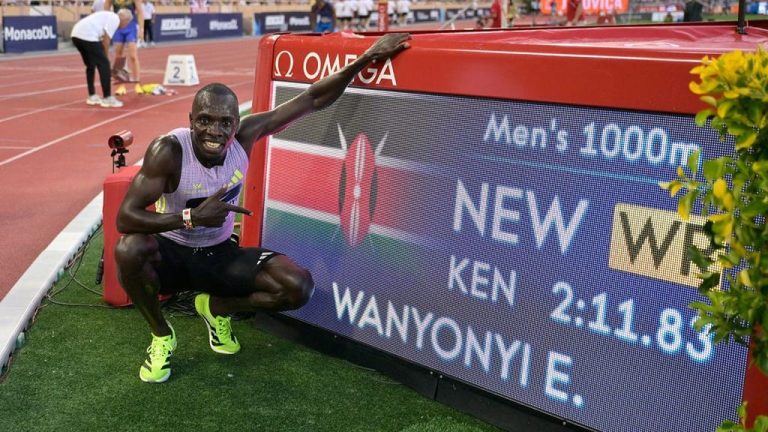 Wanyonyi quebra recorde mundial dos 1.000 m que durava quase 27 anos