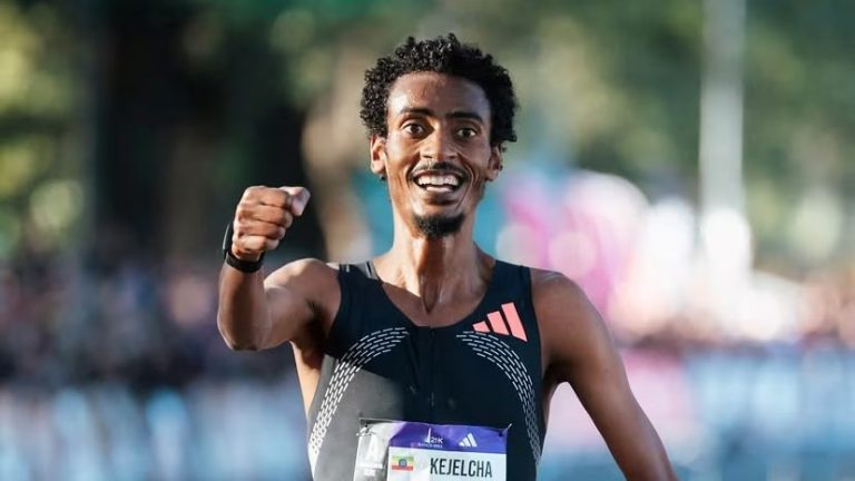 Yomif Kejelcha quebra recorde mundial da meia maratona com 56min51s em Buenos Aires